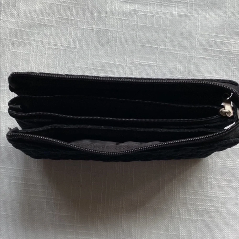 Semperlel clutch in black velvet - Picture 2 of 8